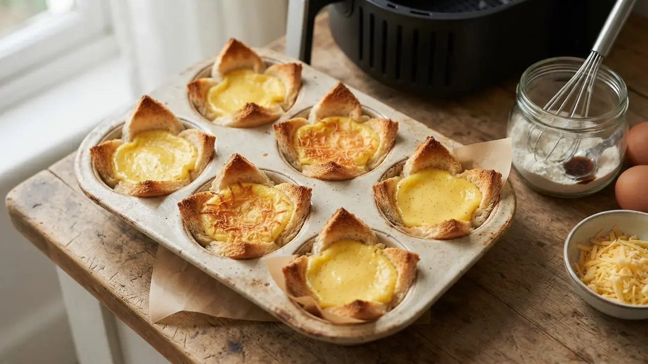 Resep Egg Tart Roti Tawar Lezat