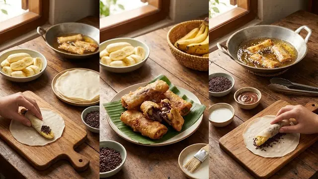 Pisang Cokelat (Piscok)
