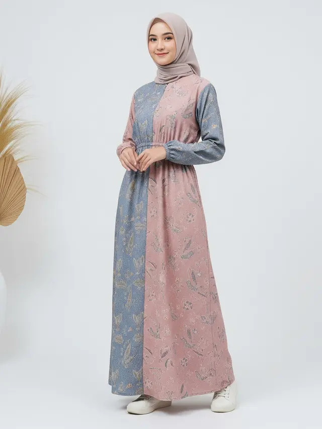 Gamis Batik untuk Seragam Umroh Wanita