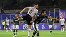 Gol kedua Bali United dicetak oleh Ilija Spasojevic lewat sundulan kepala selang dua menit kemudian usai menerima umpan matang Ricky Fajrin. (Bola.com/Nandang Permana)