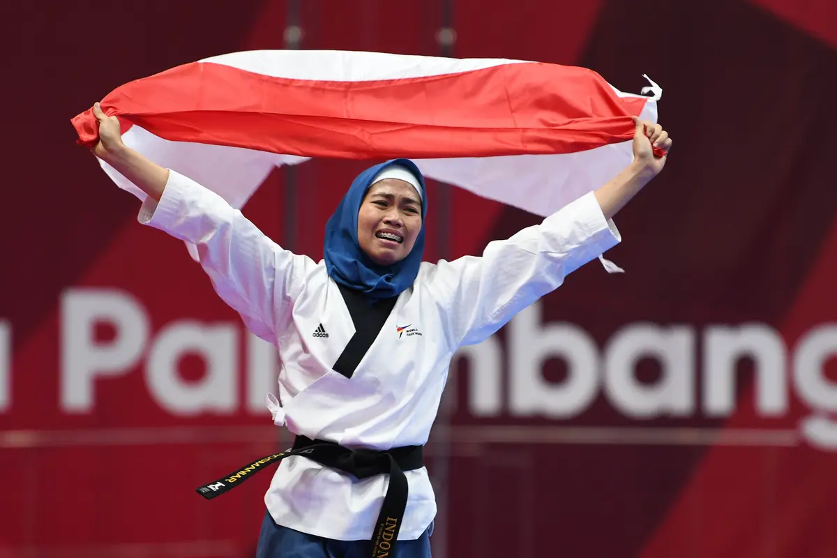 Luapan Emosi Atlet Indonesia Peraih Medali Emas Asian Games 2018