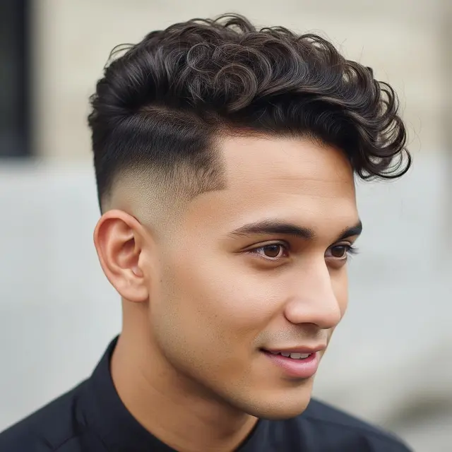 Model Rambut Pria Korea Keriting