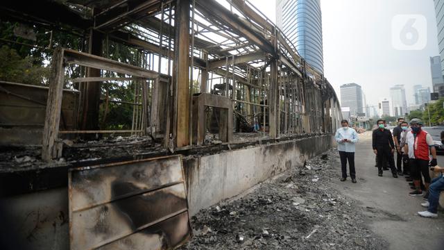 Anies Baswedan Tinjau Lokasi Halte