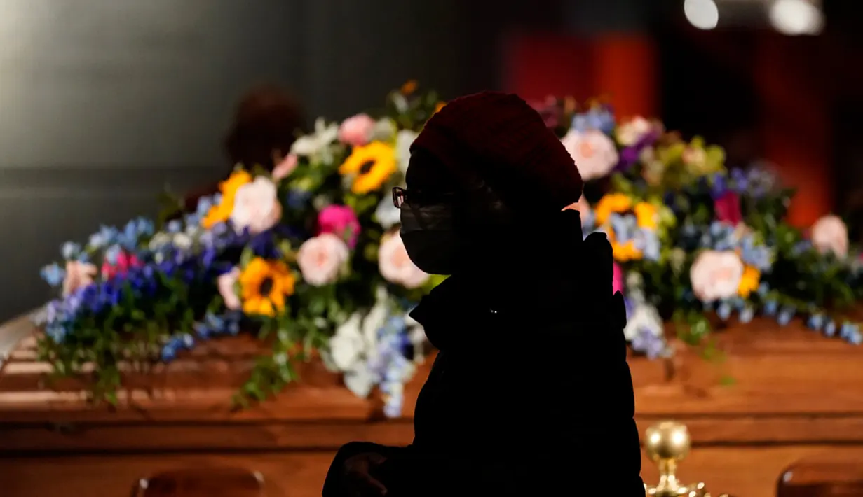 Kebaktian gereja sebagai penghormatan untuk tamu undangan dijadwalkan pada hari Selasa (28/11). (AP Photo/Brynn Anderson, Pool)