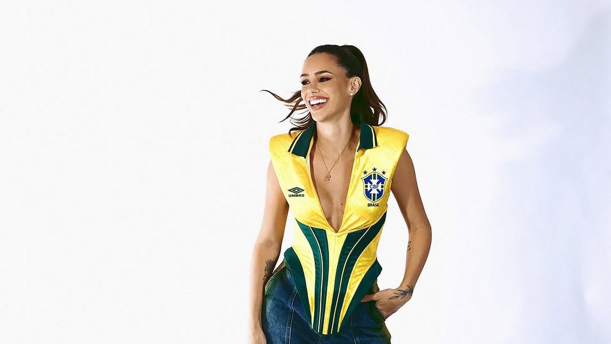 Pesona Bruna Biancardi ubah Jersey Brasil jadi Siluet Sylish untuk Meriahkan Ajang Piala Dunia 2026