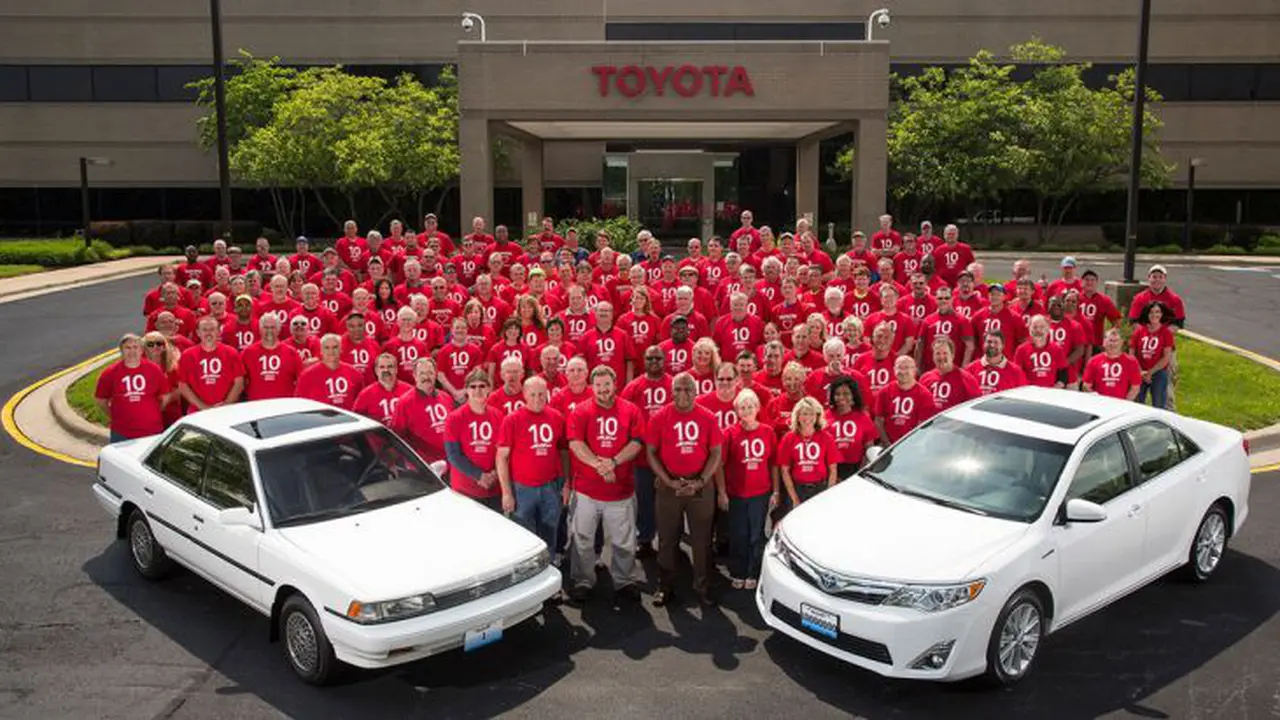 Toyota Amerika Rayakan Produksi Ke 10 Juta Unit