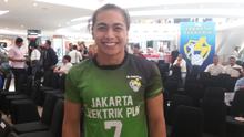 Aprilia Santini Manganang (Bola.com/Imelia Pebreyanti)
