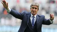 Mantan manajer Manchester City, Manuel Pellegrini. (AFP/Geoff Caddick)