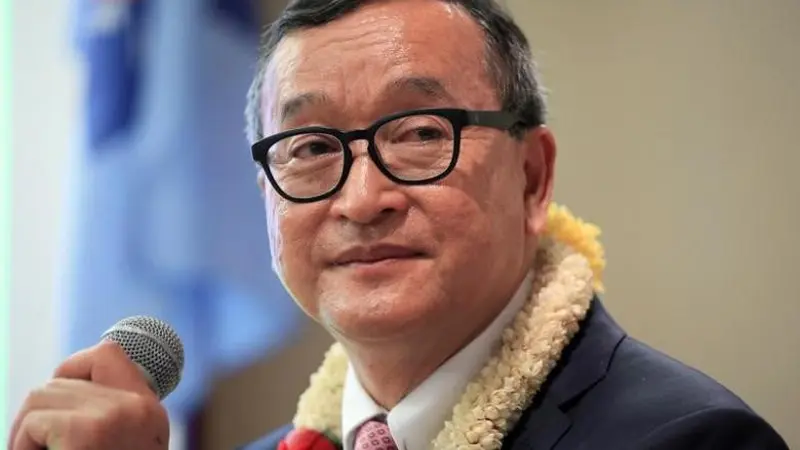 Sam Rainsy adalah pemimpin Partai Keselamatan Nasional Kamboja (CNRP)