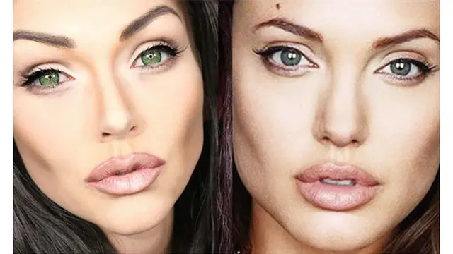 Make-Up Bikin Kandee Johnson Menjelma Beberapa Karakter