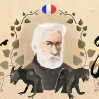Victor Hugo, penyair yang juga suarakan keadilan sosial. (Sumber Foto: Google Doodle)