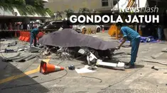 Polisi mendalami keterangan 3 rekan korban yang bersembunyi setelah gondola terjatuh