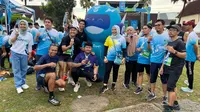 Booth PLN Icon Plus Regional Sulawesi dan IBT pada event PLN Mobile Run 2025 (Liputan6.com/Fauzan)