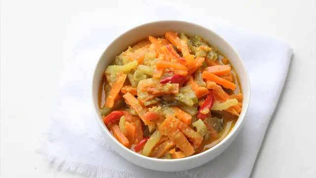 resep acar wortel buncis bumbu kuning