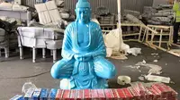 Gagalnya Penyelundupan Rokok Ilegal dalam Patung Buddha
