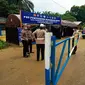 Portal penyekat untuk larangan mudik lebaran di perbatasan Riau-Sumatra Utara. (Liputan6.com/Istimewa)