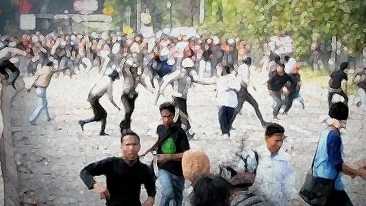 Tawuran (Liputan6.com/M.Iqbal)