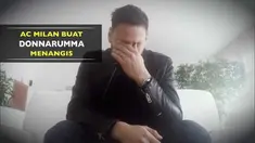 Gianluigi Donnarumma menangis terharu ketika diberi video ucapan selamat ulang tahun dari rekan dan petinggi AC Milan.