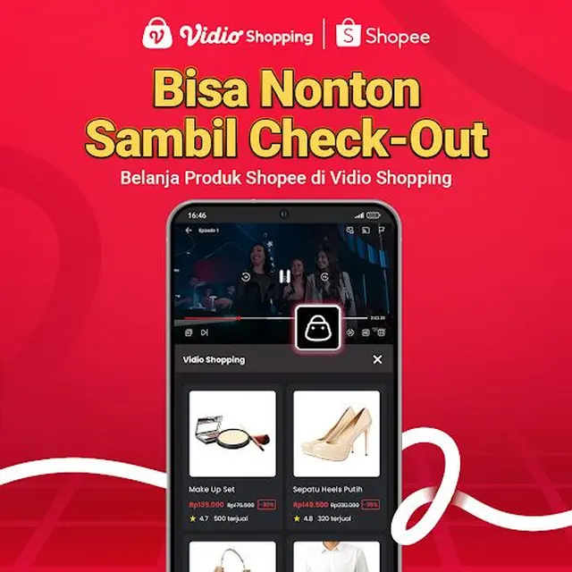 Resmi Diluncurkan, Vidio Shopping dari Vidio & Shopee Tawarkan Pengalaman Belanja Sambil Nikmati Tayangan Hiburan