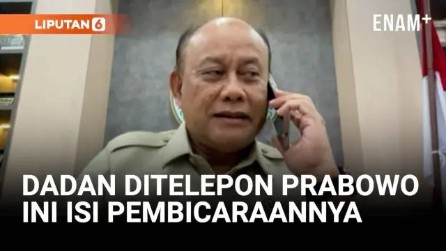 Detik-Detik Kepala BGN Dadan Mendadak Ditelepon Prabowo, Begini Isi Pembicaraannya