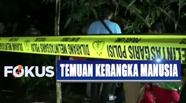 Polisi mengumpulkan data dan melibatkan Tim SAR dan relawan PMI untuk mengangkat tulang belulang manusia ini.