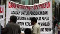 Demo Transparasi Dana Otonomi Khusus Papua