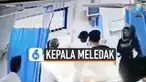 Seorang wanita dilaporkan sakit akibat mengkonsumsi racun dan segera dibawa ke Rumah Sakit di India. Namun, saat akan dilakukan operasi oleh dokter, kepala pasien tersebut tiba-tiba mengeluarkan asap dan meledak.