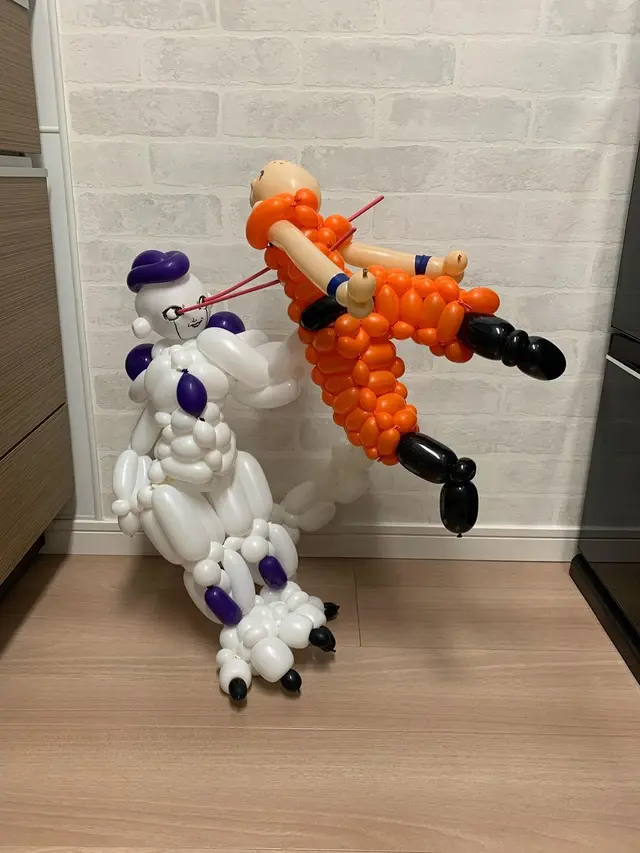 6 Kreasi Seni Balon Anime Dragon Ball Ini Unik, Bikin Takjub
