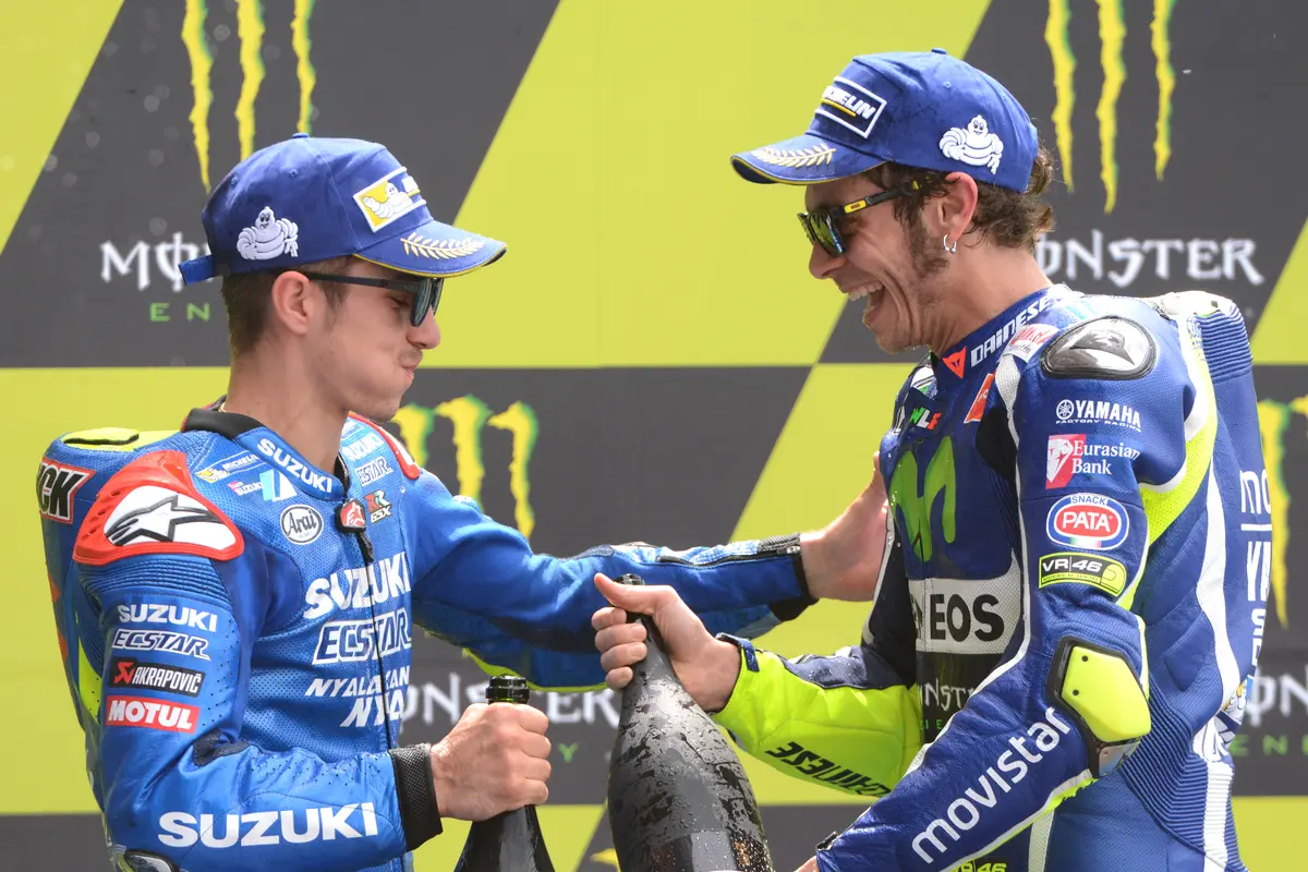 Maverick Vinales dan Valentino Rossi 