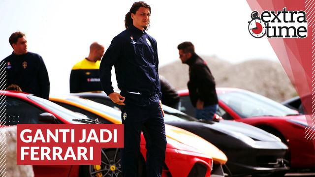 Berita video Extra Time kali ini mengangkat kisah striker AC Milan, Zlatan Ibrahimovic, yang pernah membeli Ferrari karena mobilnya yang sebelumnya sama dengan punya orang lain.
