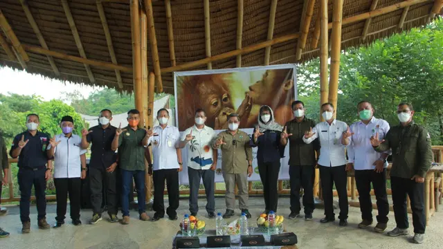 Peresmian pusat penyelamatan satwa dilindungi