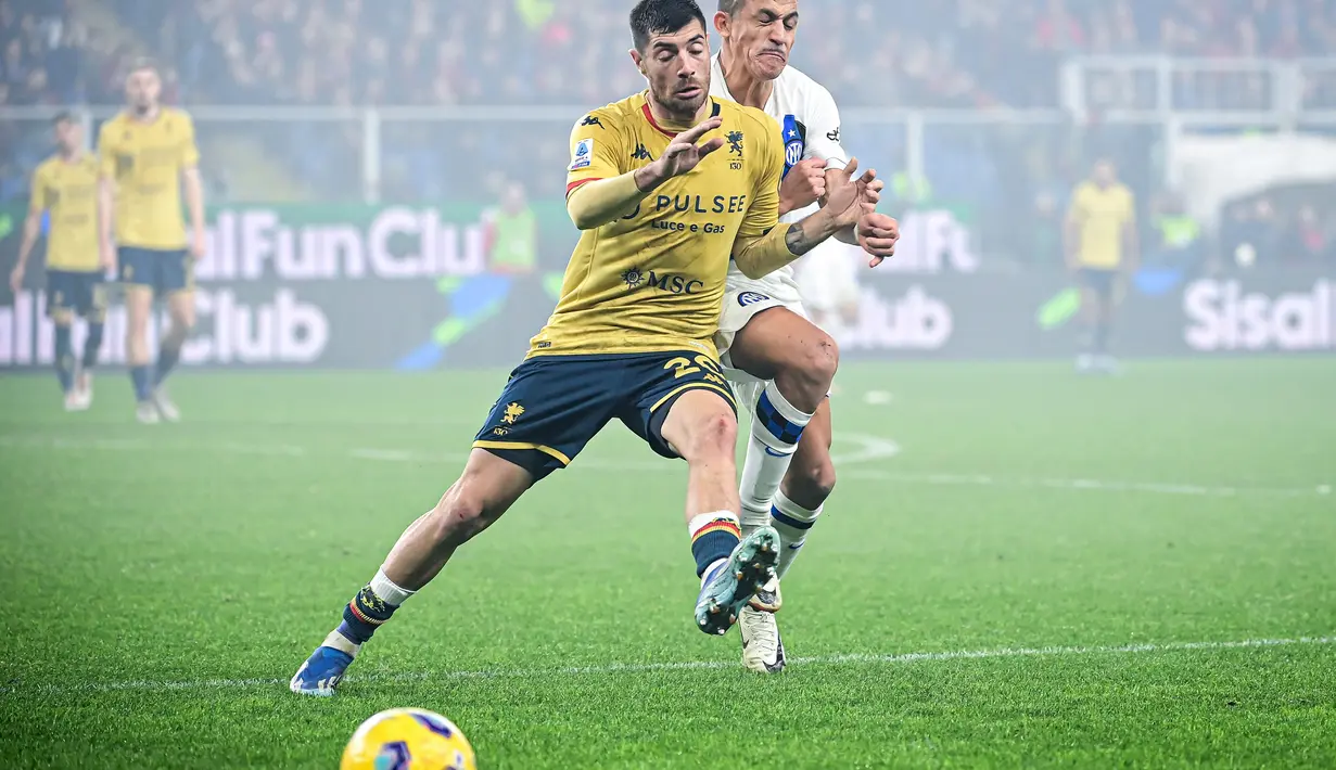<p>Dengan hasil ini, Inter Milan masih memuncaki klasemen Liga Italia dengan 45 poin dari 18 pertandingan. (Piero CRUCIATTI / AFP)</p>