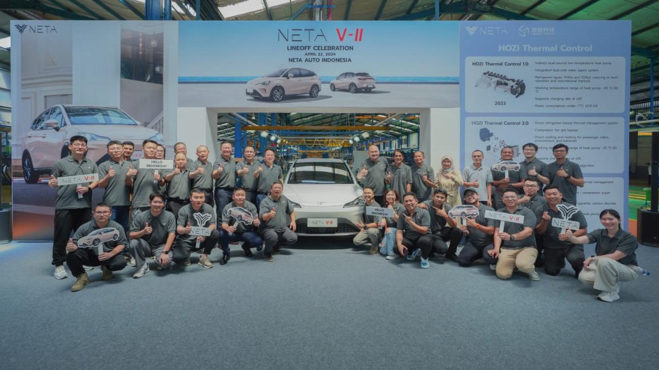 Neta Resmi Mulai produksi Mobil Listrik CKD di Indonesia (ist)