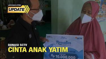 Ketua Pelaksana YPP SCTV, Abbas Yahya, menyerahkan donasi program SCTV Cinta Anak Yatim pada 11 April 2022 kepada Panti Asuhan Yatim Piatu Al Anwar, Pondok Aren, Tangerang Selatan.