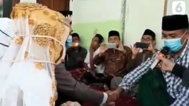 Viral Pria Nikahi Dua Gadis Sekaligus, Ijab Kabul Berlangsung Bergantian