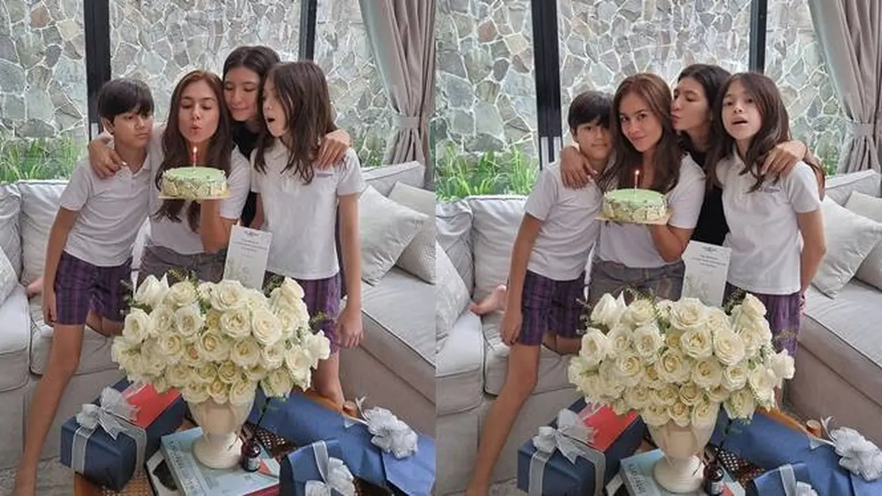 Dapat Kejutan dari Anak, Ini 6 Momen Ulang Tahun Wulan Guritno Ke 41