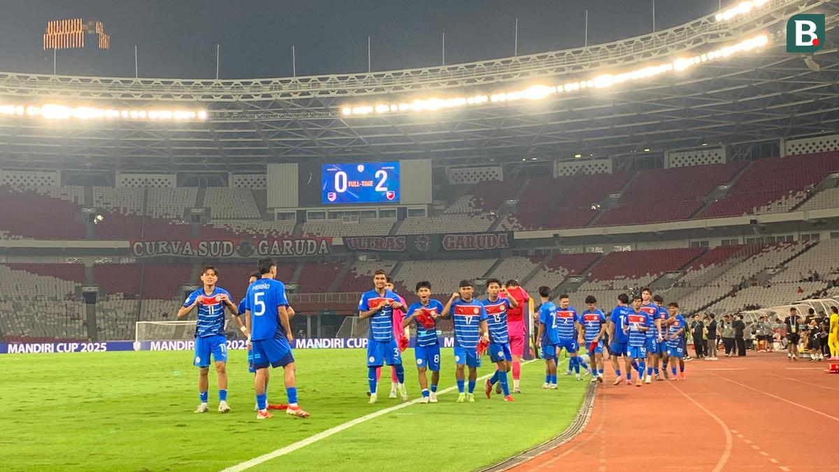 Ekspresi Kontras Selepas Full Time Laga Pertama Piala AFF U-23 2025: Malaysia Loyo, Filipina Berbinar