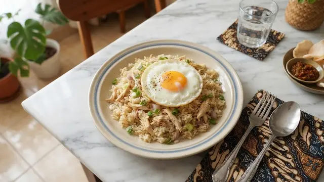 Resep Nasi Goreng Bawang Putih Tanpa Kecap