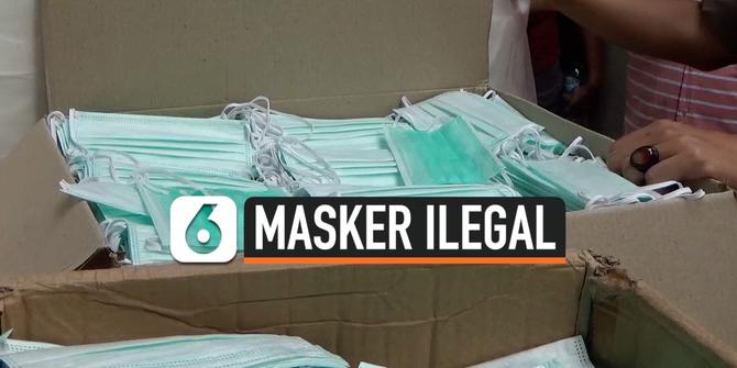 VIDEO: Polisi Gerebek Pabrik Masker Ilegal Beromzet Rp4,7 M di Jakpus