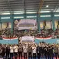 Pembukaan Kejuaraan Taekwondo Piala Kapolres Jakarta Barat 2023 oleh Kapolres Jakarta Barat, Kombes M Syahduddi di GOR Tanjung Duren, Jakarta, Jumat (23/6/2023).&nbsp;(Luthfa Arisyi Senapi/Liputan6.com)