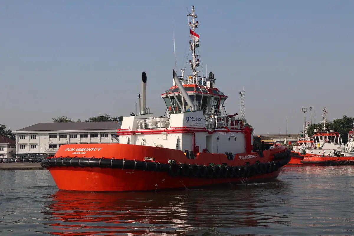 PT Jasa Armada Indonesia Tbk dipercaya Kemenhub laksanakan pelayanan jasa pemanduan dan penundaan kapal di wilayah perairan Pulau Obimayor, Pantai Barat pada wilayah perairan pandu luar biasa Pelabuhan Laiwui, Maluku Utara. (Dok IPCM)