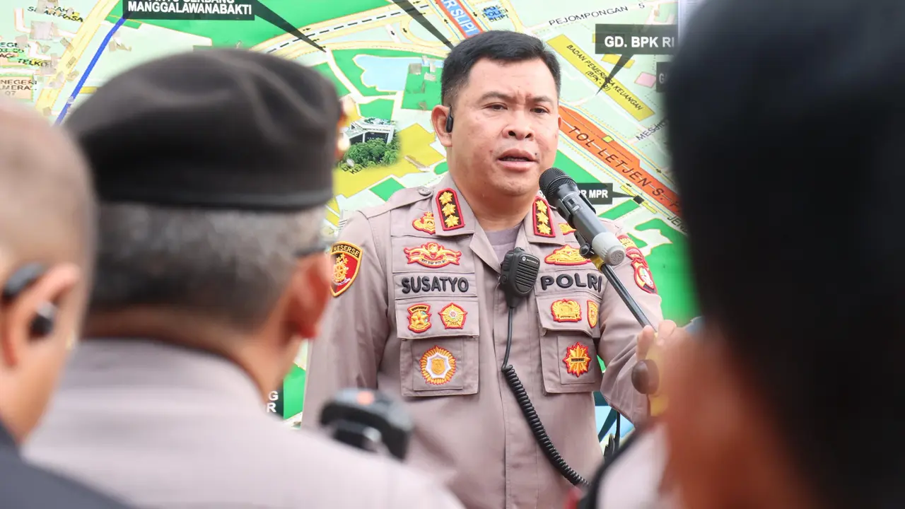 Kapolres Metro Jakarta Pusat, Kombes Pol Susatyo Purnomo Condro.