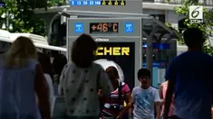 Mencapai 44 derajat celsius Spanyol dilanda suhu terpanas.