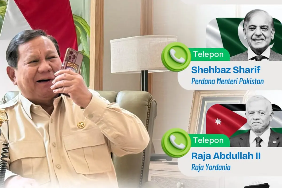 Presiden Prabowo Subianto menghubungi sejumlah pemimpin negara muslim untuk silaturahmi dalam rangka Hari Idul Fitri 1447 Hijriah (Instagram Sekretariat Kabinet)