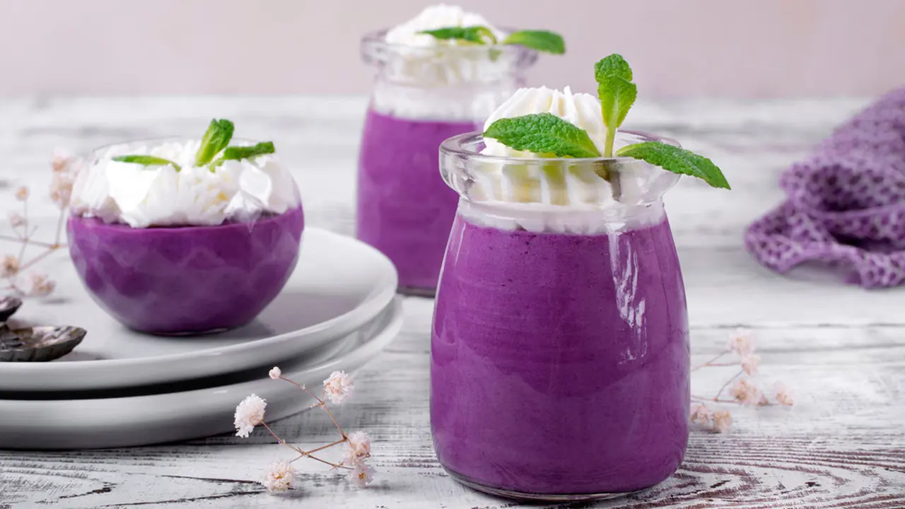 puding ubi ungu