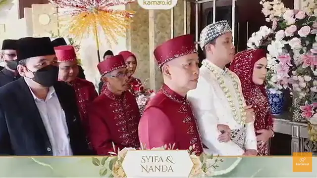 6 Momen Akad Nikah Assyifa Adik Ayu Ting Ting, Kental Adat Betawi
