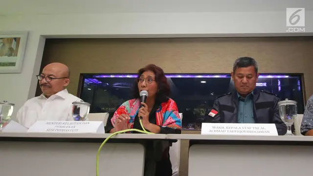 Menteri Susi Jelaskan Proses Penangkapan Kapal Buronan Interpol