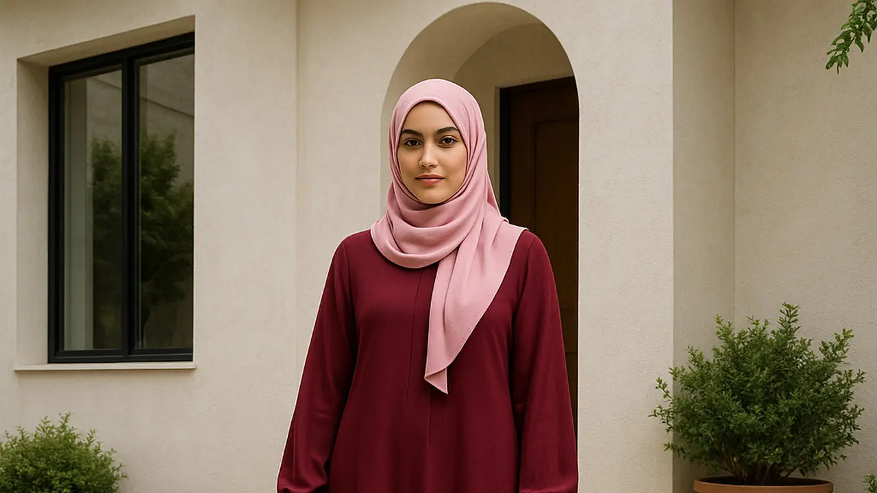 Warna Jilbab yang Cocok untuk Gamis Maroon