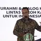 Bakal calon presiden (capres) yang didukung oleh tiga partai politik NasDem, PKS, dan Demokrat untuk maju di Pemilu 2024, Anies Baswedan dalam acara silaturahmi dan dialog kebangsaan lintas tokoh KAHMI untuk Indonesia Maju. (Foto: Tangkapan layar siaran YouTube Kahmi Jaya Official)