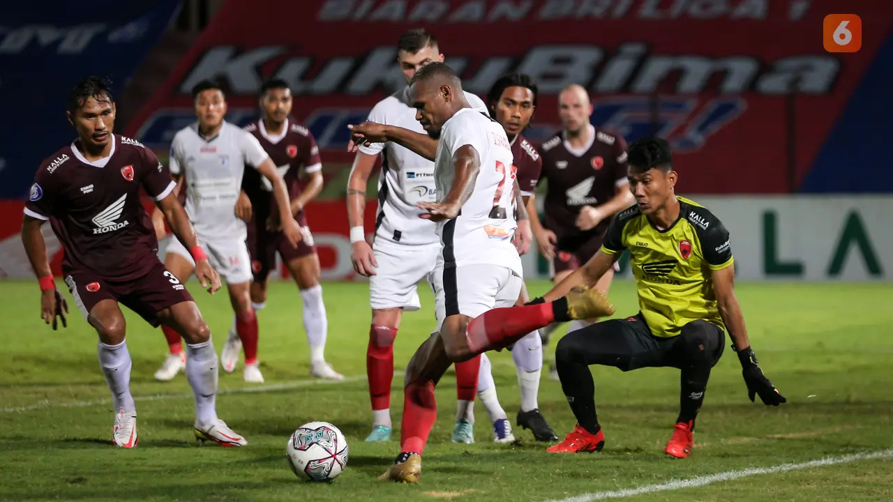 Foto: Hasil Pertandingan BRI Liga 1, PSM Makassar Ditahan Imbang Persipura